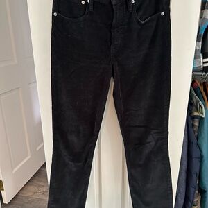 Women’s Jcrew Black Corduroy Pants